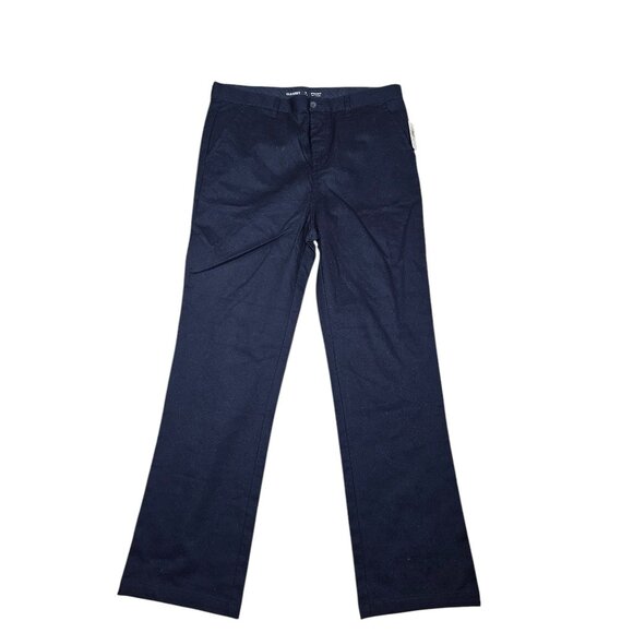 Old Navy Built-In Flex Pants Women's Size 18 Plus Navy NWT Straight Basic - Picture 1 of 10